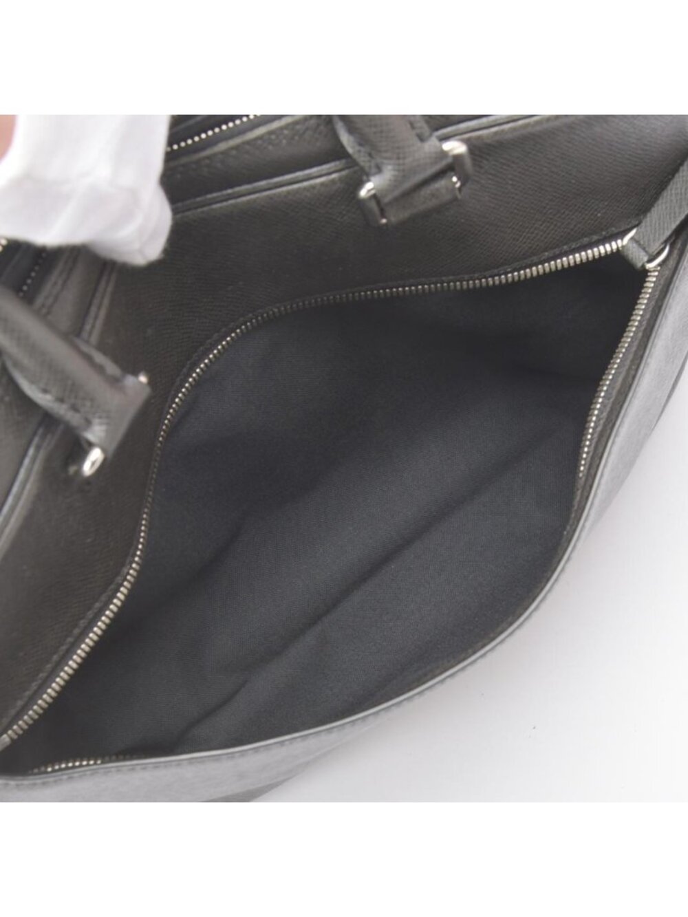 Louis Vuitton Porte Documents Briefcase PDB Taiga Leather Black - Picture 7 of 10